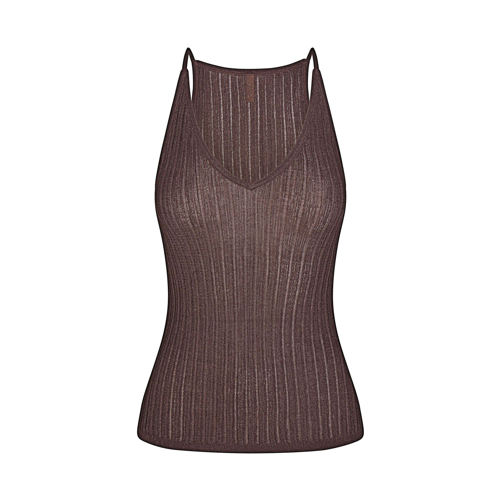 SHEER KNIT PLUNGE TANK | AMETHYST | SKIMS | SKIMS (US)