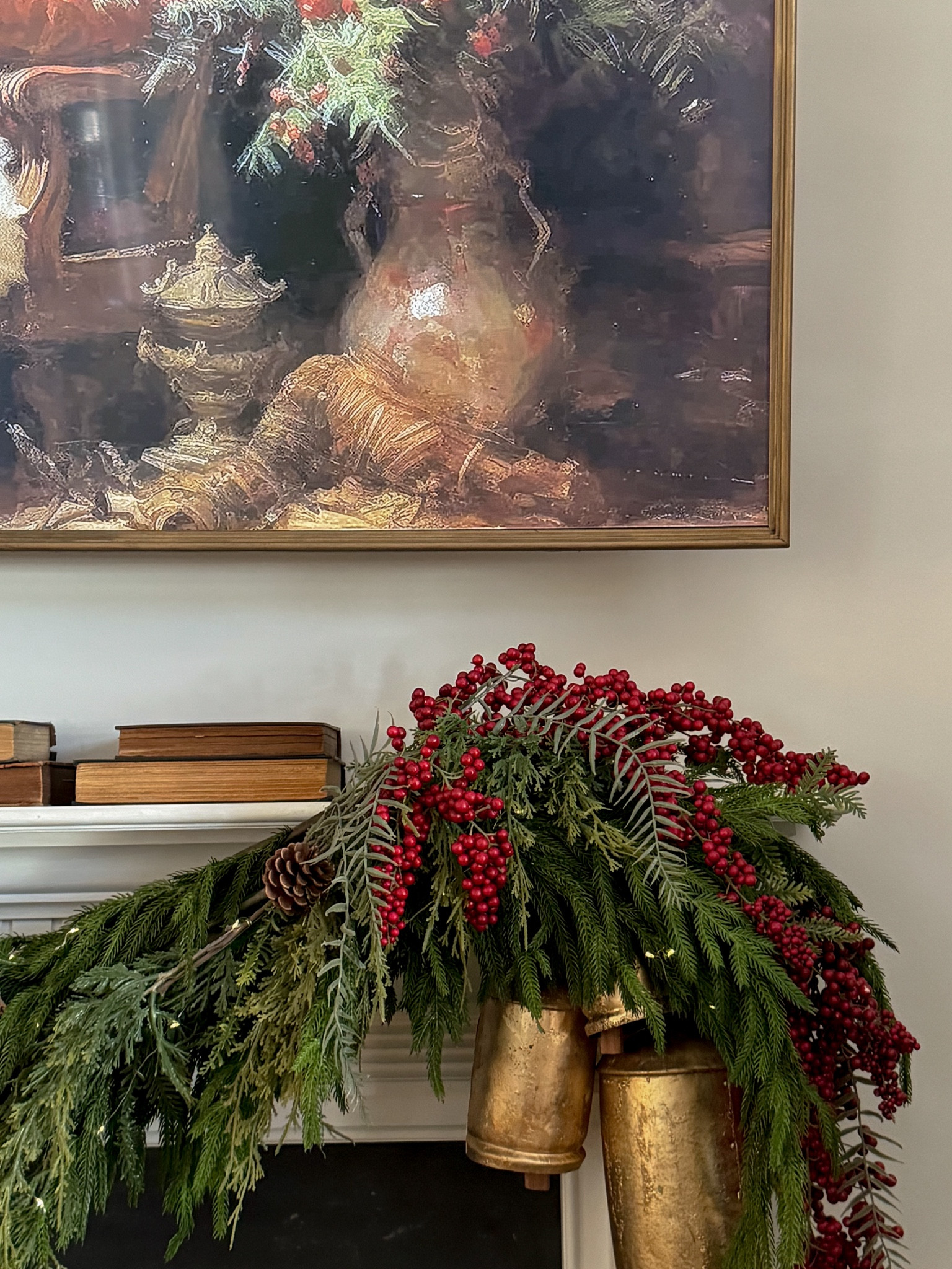 1. Measure tv and cut the wood into 4 pieces (each end at 45° angle to create frame)
2. Screw corner brackets onto back to secure
3. Spray paint the front black, use rub n buff after
4. Use two strips of elastic and staple it to the back 
5. Slide elastic behind tv to secure it to tv 


Tv frame diy, frame tv, gold frame tv