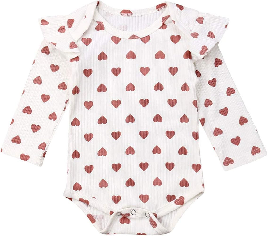 Newborn Unisex Baby Leopard Romper Long Sleeve Onesie Unisex One-Piece Outfits Bodysuit Jumpsuit ... | Amazon (US)