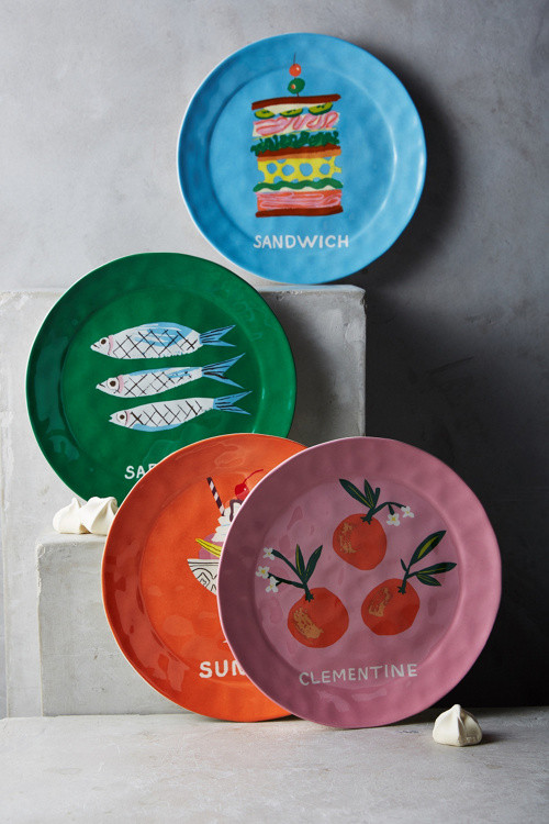 Pictorial Dessert Plate | Anthropologie (UK)
