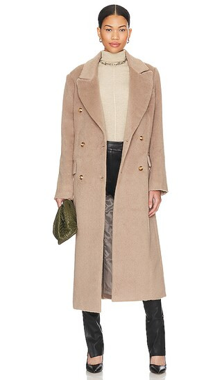 Morana Coat in Taupe | Revolve Clothing (Global)