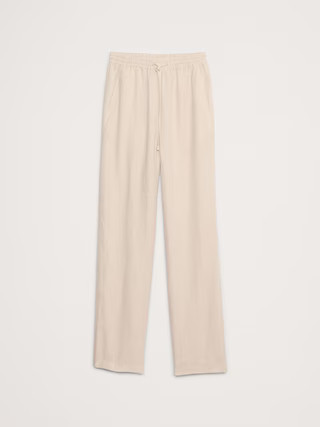 Linen Pull-On Ankle Pant | Banana Republic (US)