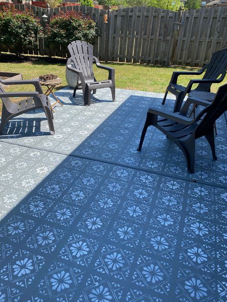 Everything we used to stencil out patio ☀️ 

#LTKhome