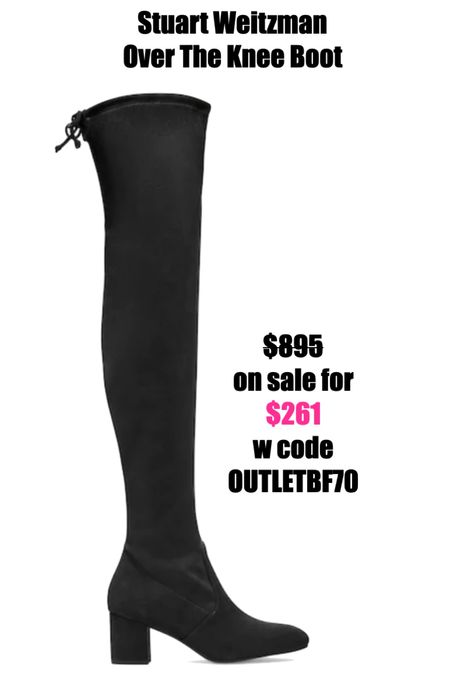 This gorgeous black over the knee otk boot is on MAJOR sale today! You’ll wear this with everything! 

#LTKCyberweek #LTKshoecrush #LTKGiftGuide
