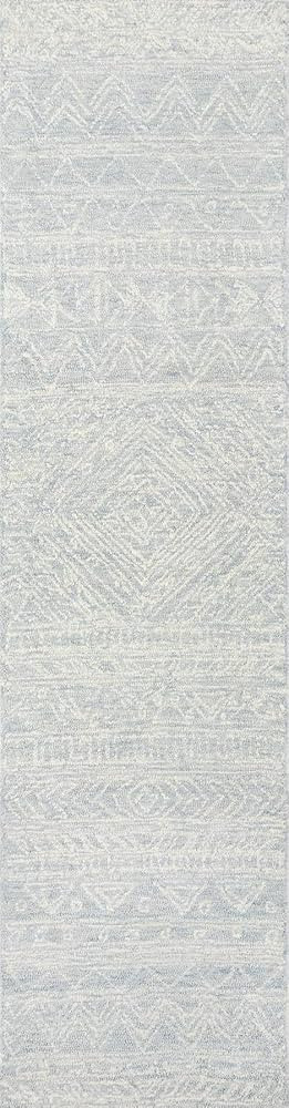 Momeni Mallorca Light Blue Area Rug Area Rug, 2' x 8' Runner Rug for Living Room, Dining Room, Be... | Amazon (US)