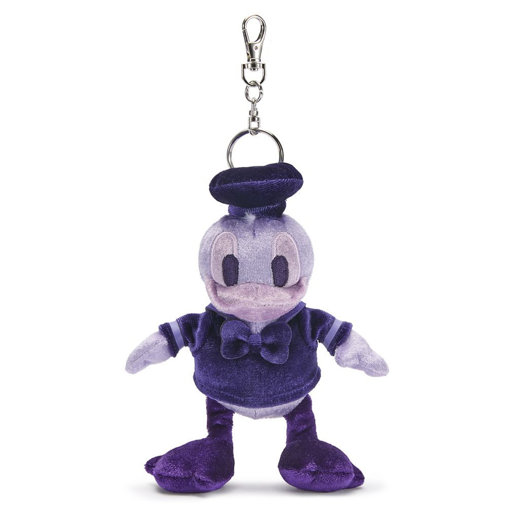 Donald Duck Plush Keychain Bag Charm – Purple – 7 1/4'' – Exclusive – D23: The Ultimate D... | Disney Store