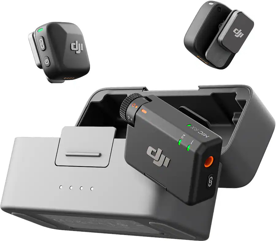 DJI - Mic Mini Wireless Omnidirectional Microphone System - Black | Best Buy U.S.