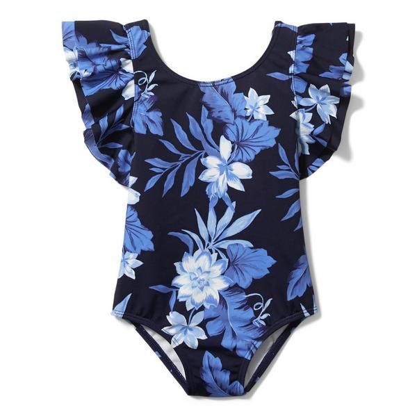 Tropical Floral Ruffle Swimsuit | Janie and Jack