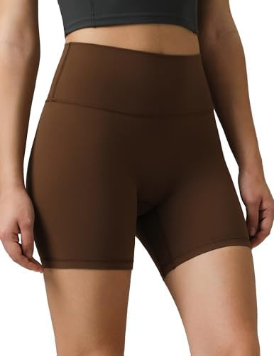 Colorfulkoala Dreamlux No Front Seam Biker Shorts for Women 6" Inseam | Amazon (US)