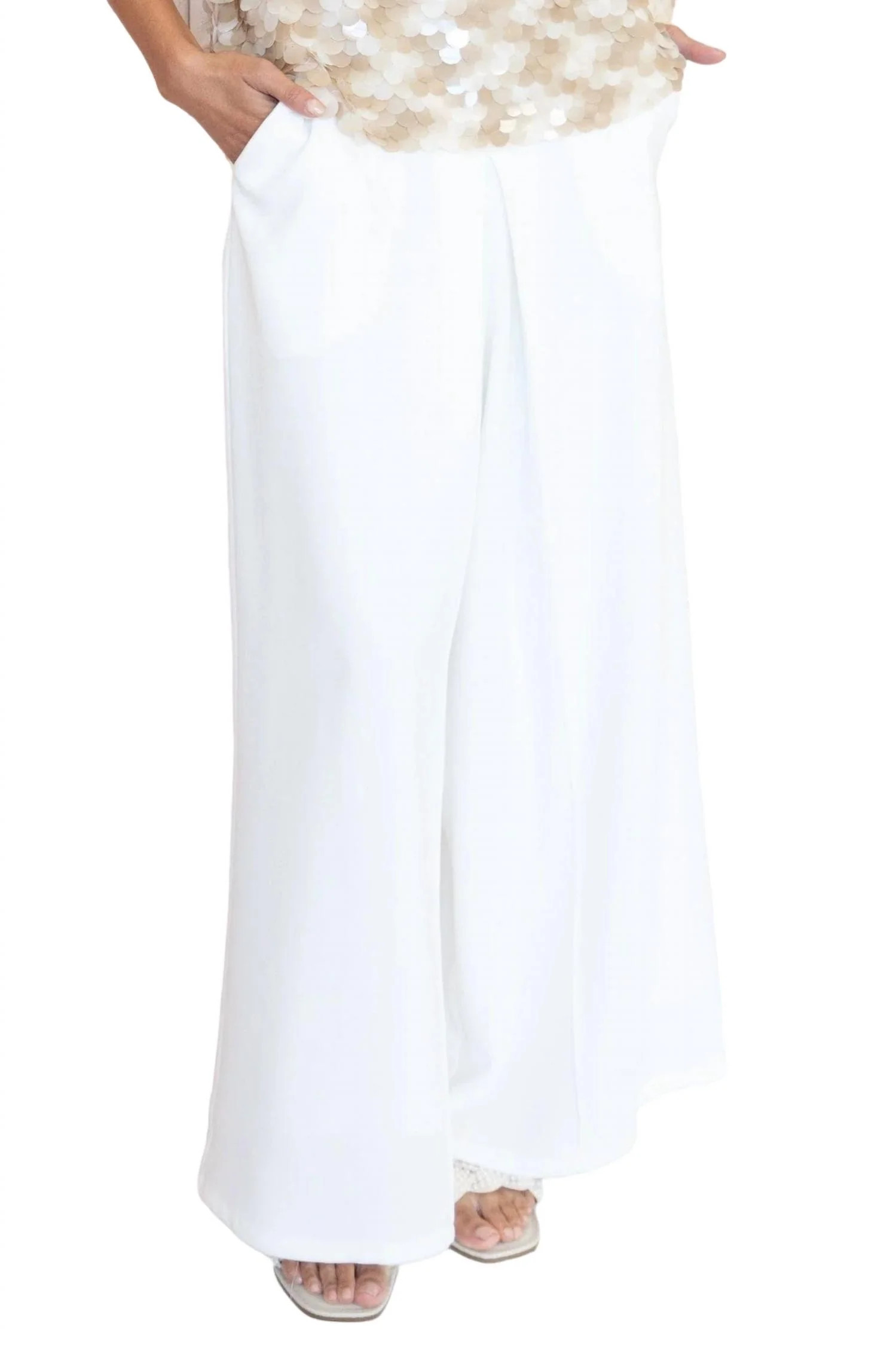 Women's Chester Pants In White | Shop Simon