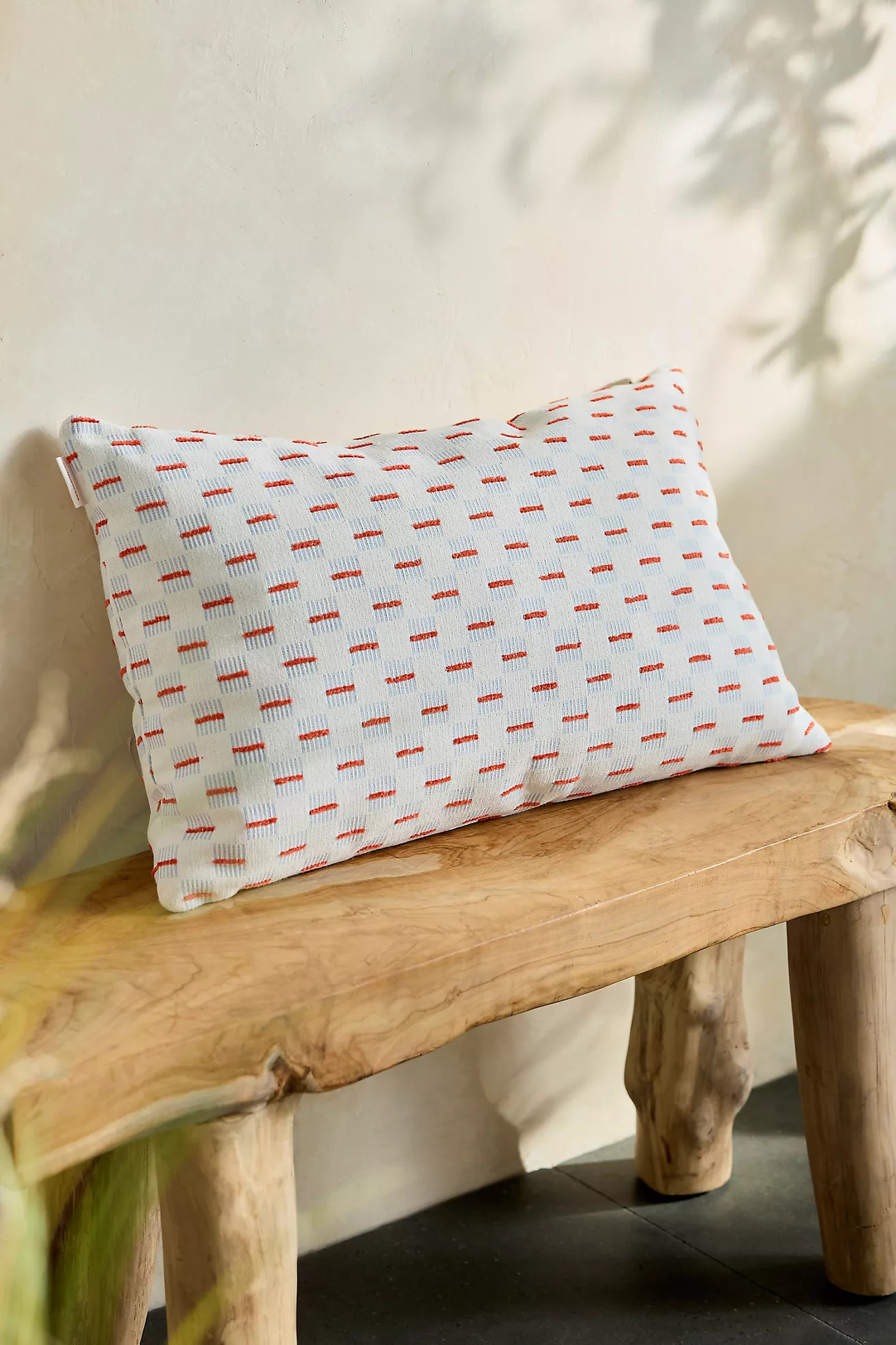 Sunbrella® Stripes Outdoor Lumbar Pillow | Terrain