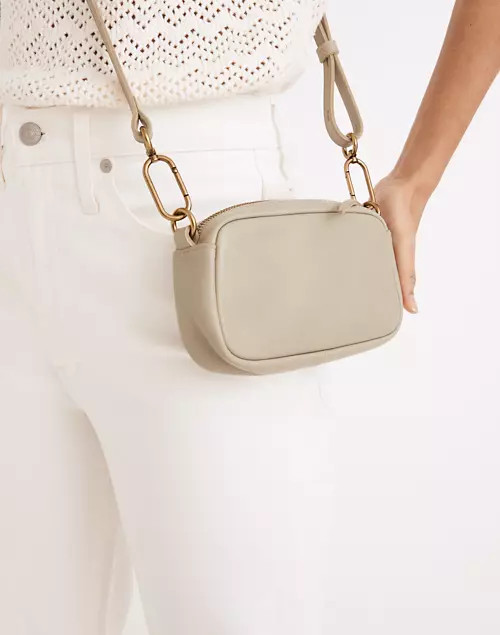 The Leather Carabiner Mini Crossbody Bag | Madewell