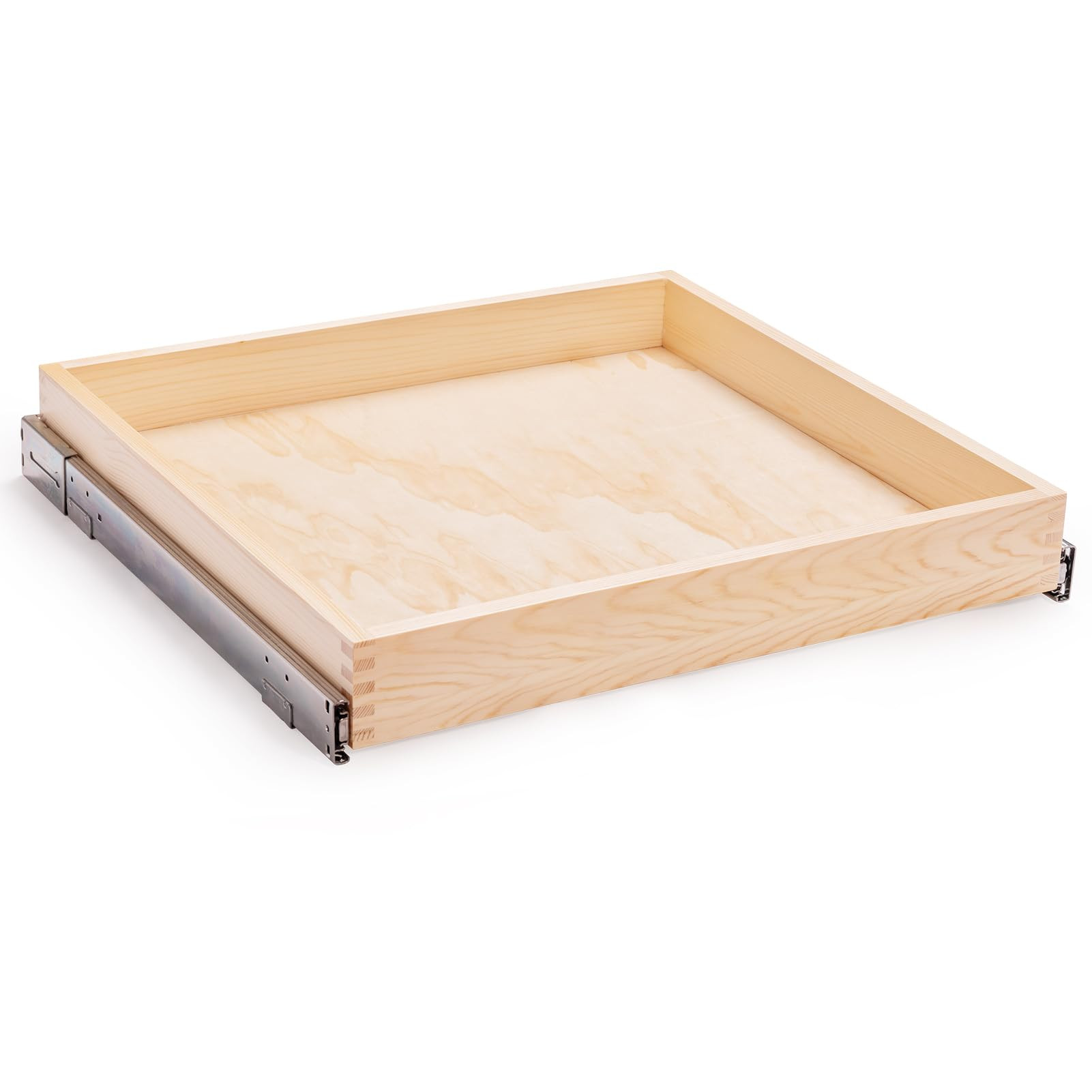 32''W x 21''D x 3''H Pull Out Cabinet Drawer Soft Close Slide Out Wood Organizer for Kitchen, Fin... | Amazon (US)