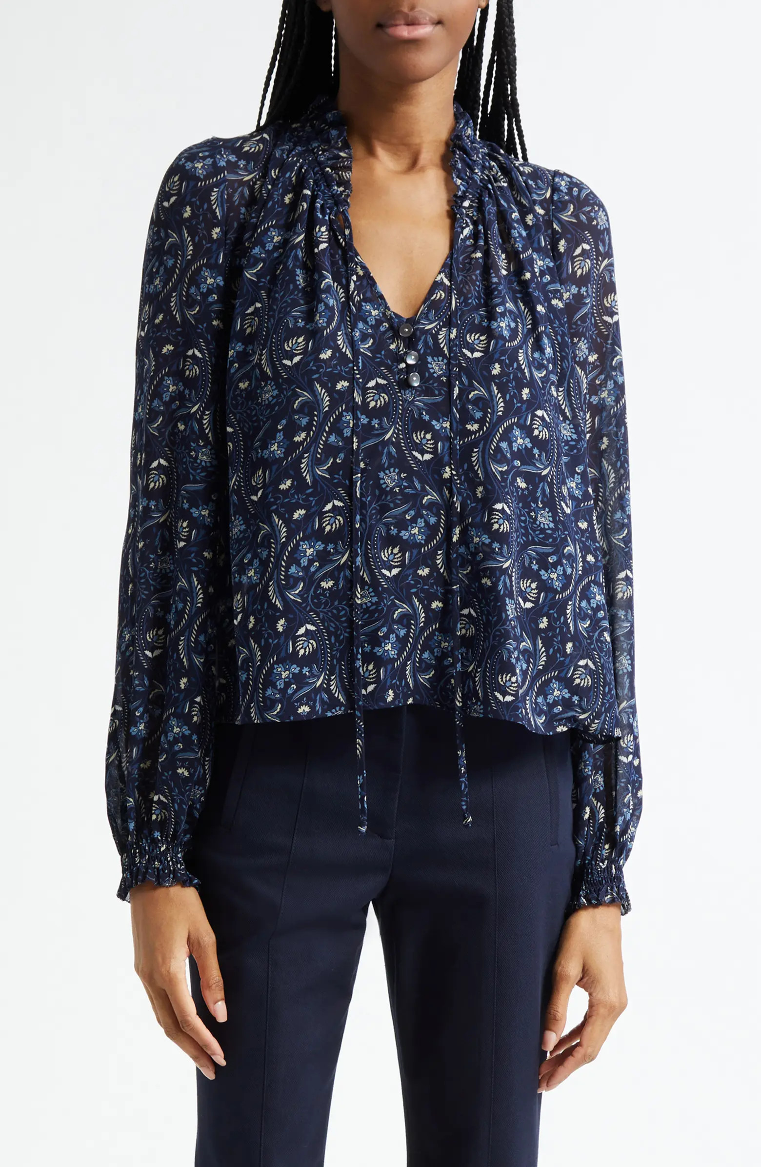 Veronica Beard Hickory Floral Paisley Top | Nordstrom | Nordstrom