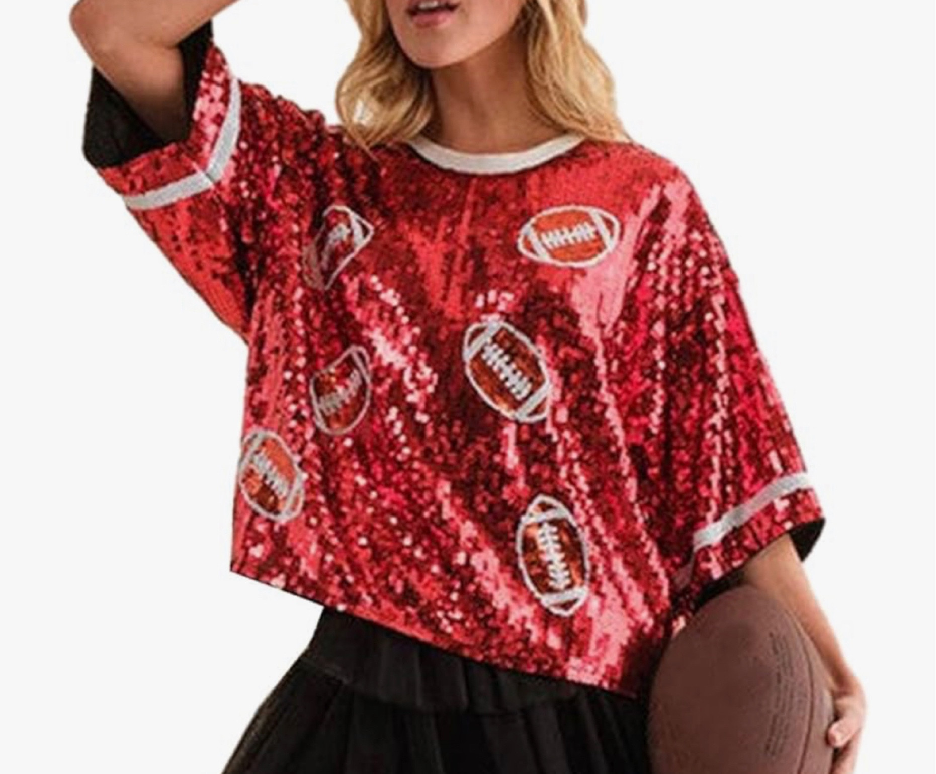Such a cute and fun shirt for a football game!!