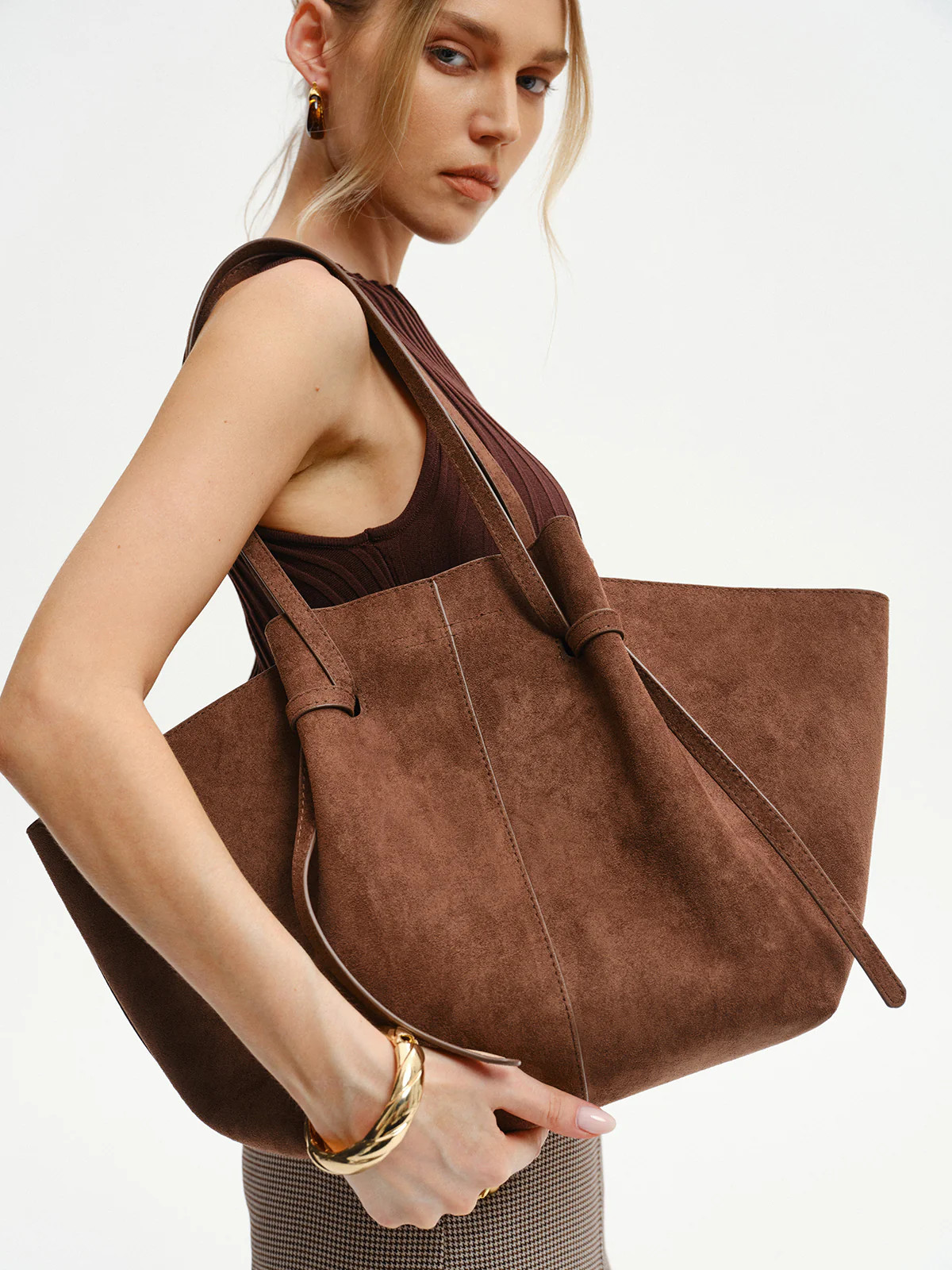 PU Large-Capacity Tote Bag | Commense