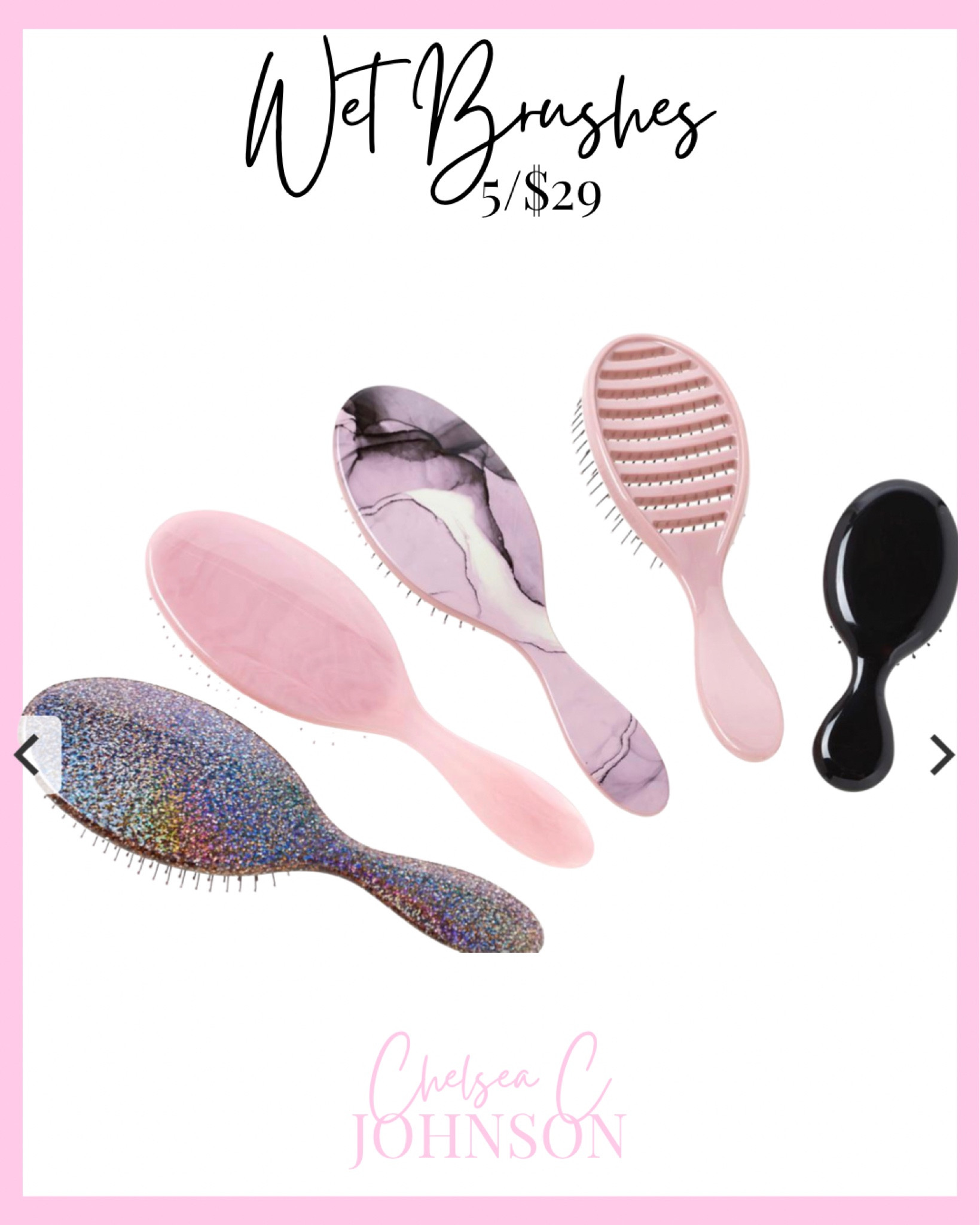 5 wet brushes for $29. Great for holiday stocking. Comes in more colors 


#LTKsalealert #LTKbeauty #LTKHoliday