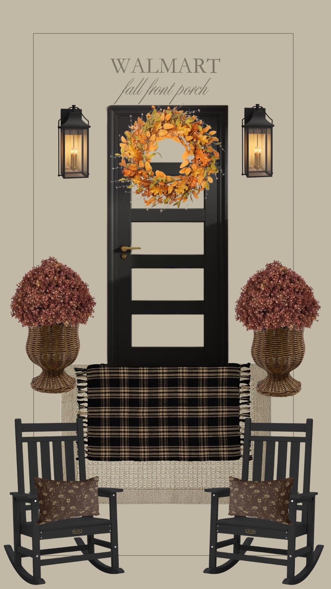 Fall front porch inspiration from Walmart 🤎🍂 I’m loving these affordable home finds - so perfect for the season

#LTKHome #LTKSeasonal