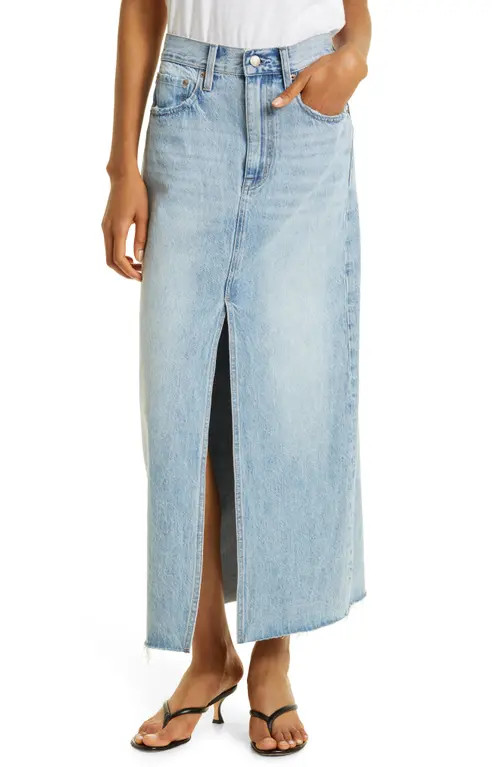 Pistola Alice Denim Maxi Skirt in Brooklyn at Nordstrom, Size 27 | Nordstrom