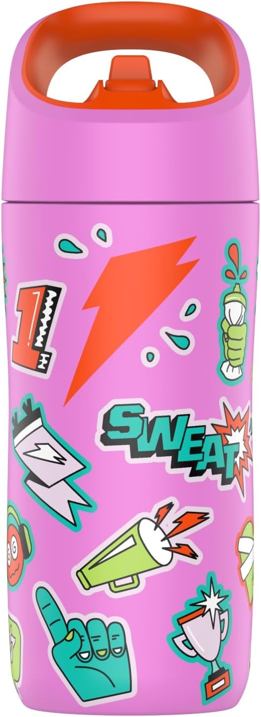 Gatorade Kids' Rookie Metal Water Bottle, 12oz, Stainless Steel Bottle, Double-Wall Insulation, V... | Amazon (US)