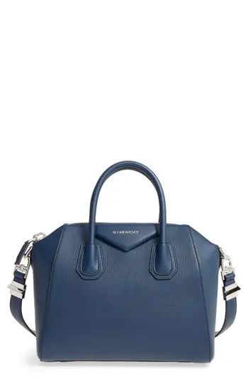Givenchy 'Small Antigona' Leather Satchel - Blue | Nordstrom