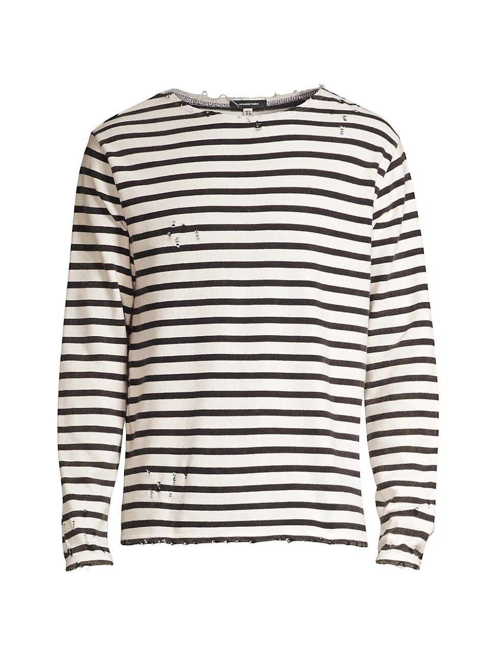Breton Striped Distressed Sweatshirt | Saks Fifth Avenue