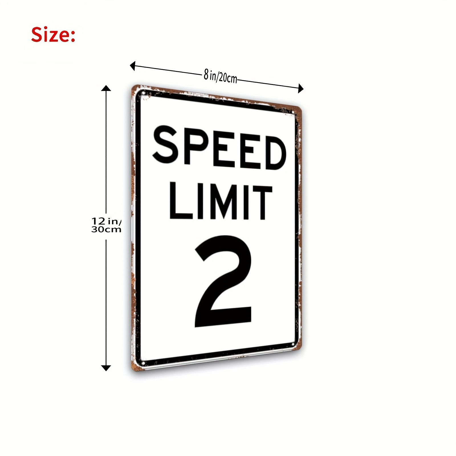 speed limit  , funny two fast birthday decor, metal vintage tin street signs for bedroom, garage,... | Temu Affiliate Program