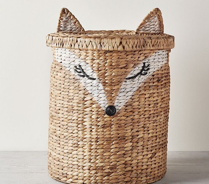 Shaped Fox Storage | Pottery Barn Kids