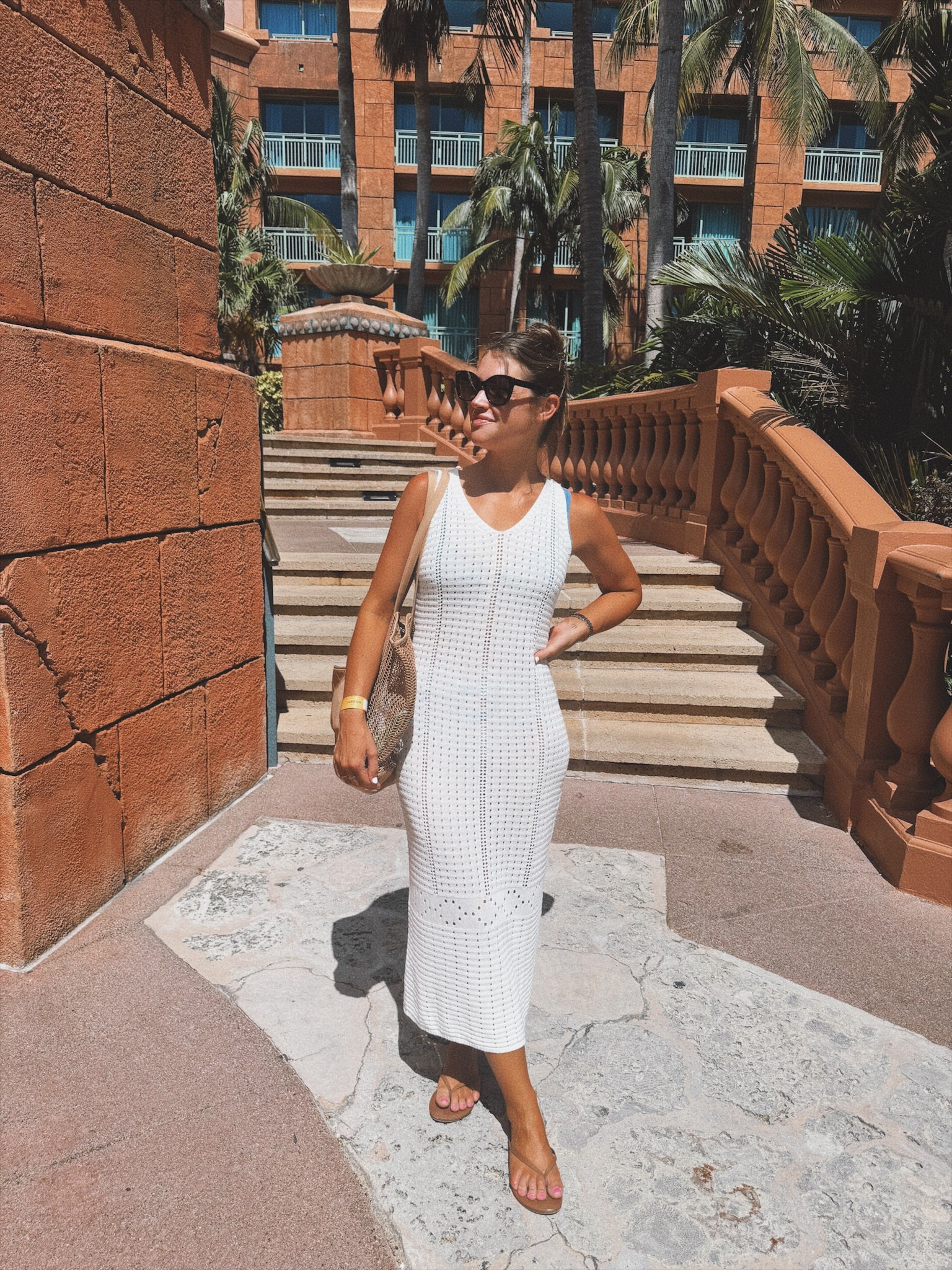 Suit and coverup - small. Amazon vacation finds I highly recommend! :) 