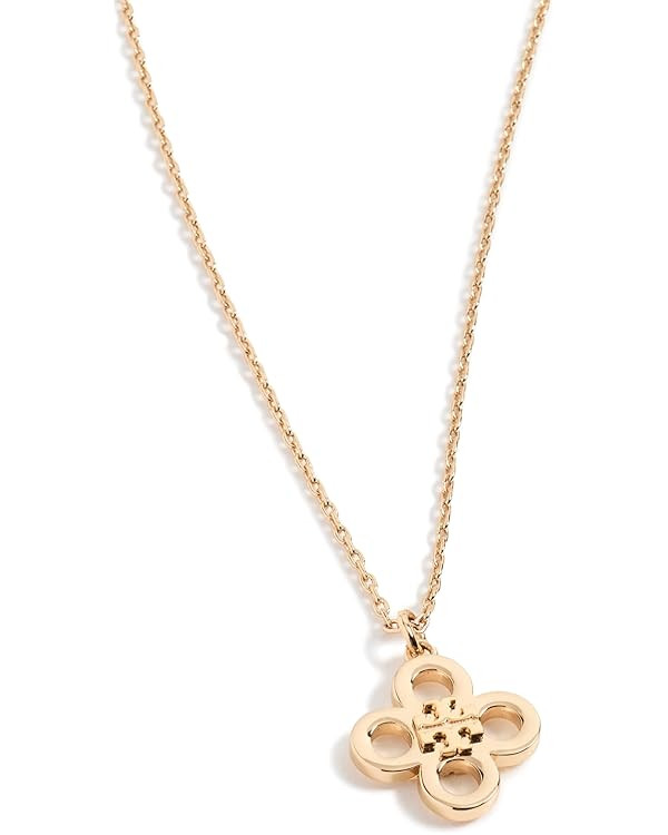 Tory Burch Women's Kira Clover Pendant Necklace | Amazon (US)