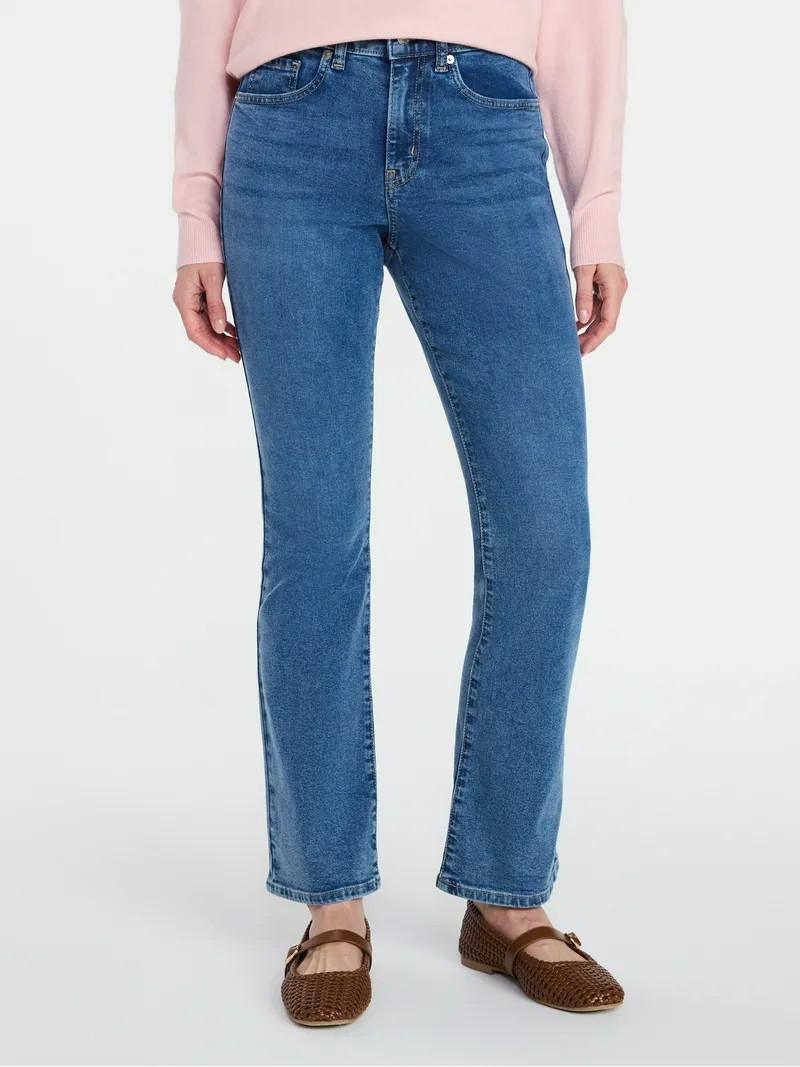 Time and Tru Women's Mid Rise Bootcut Jean, Sizes 0-22 | Walmart (US)