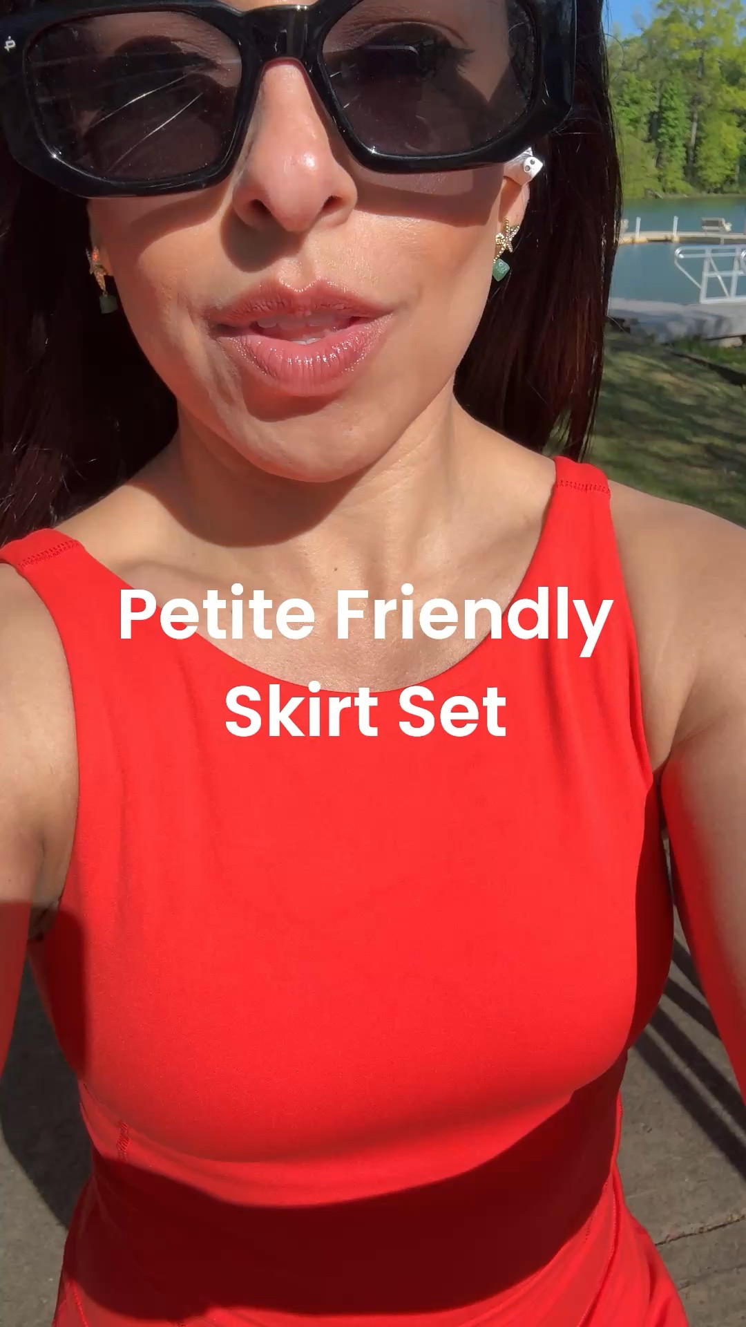 Petite friendly athletic set from Amazon! The skirt has built in shorts as the top has removable padding! Wearing size small.

#LTKPetite #LTKActive