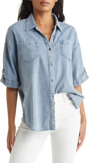 Chambray Button-Up Shirt | Nordstrom