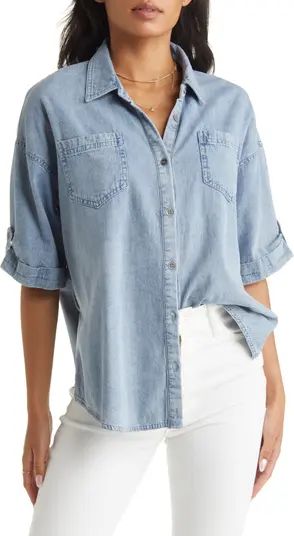 Chambray Button-Up Shirt | Nordstrom
