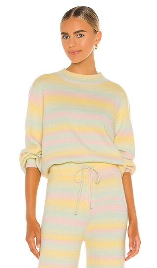 Olivia Rubin Nettie Knitted Sweater in Yellow. - size M (also in S) | Revolve Clothing (Global)