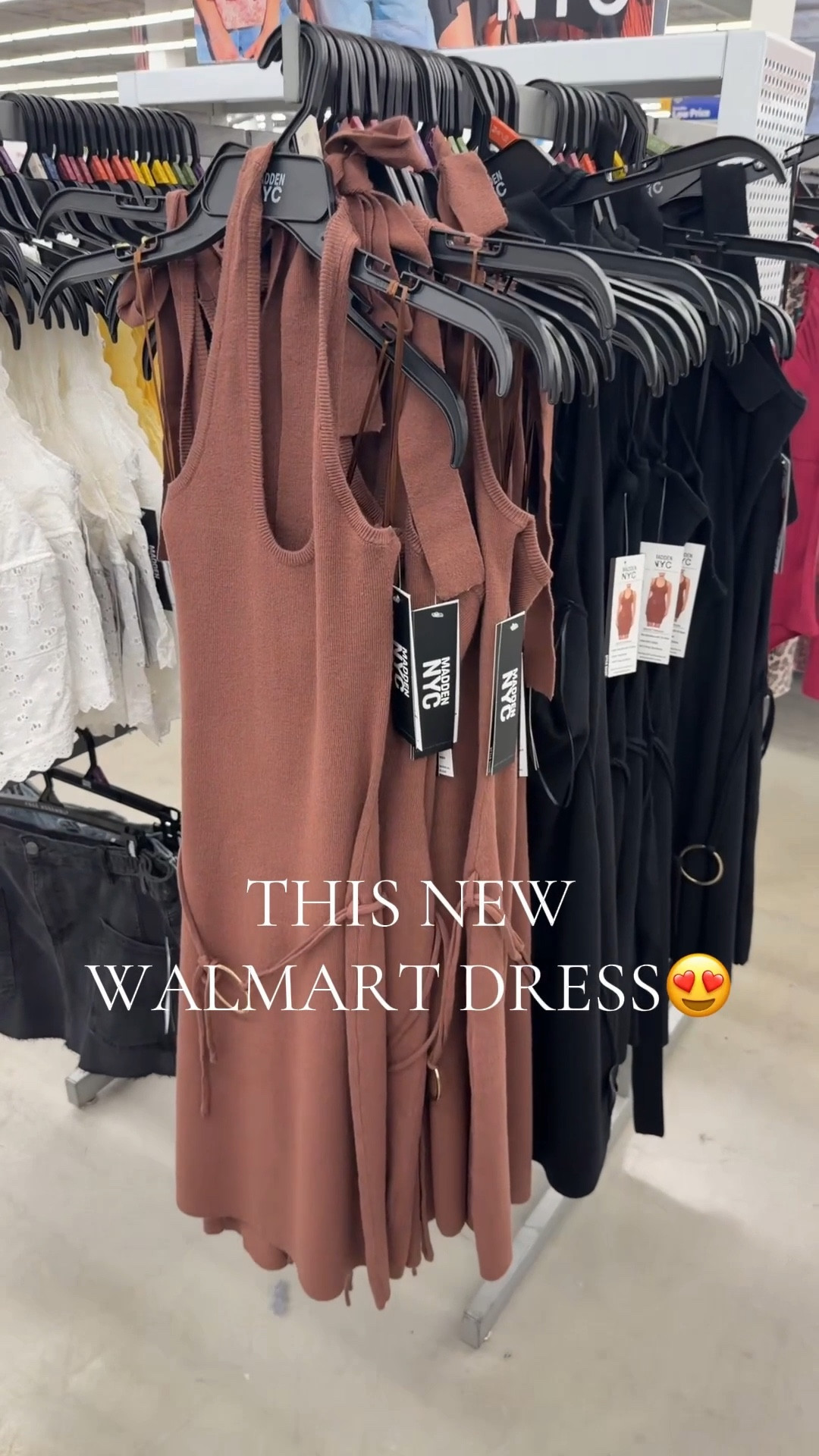 WALMART | new sweater halter dress 