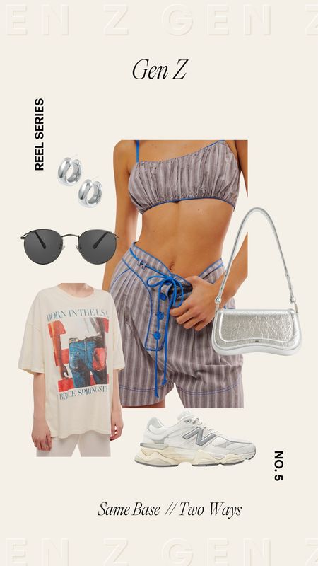 Millennial vs. Gen Z💙 This is so cute! Love how you can wear them as separates #graphictee #linenset 

Set// large 
Graphic tee// OS 

#LTKmidsize #LTKstyletip #LTKSeasonal