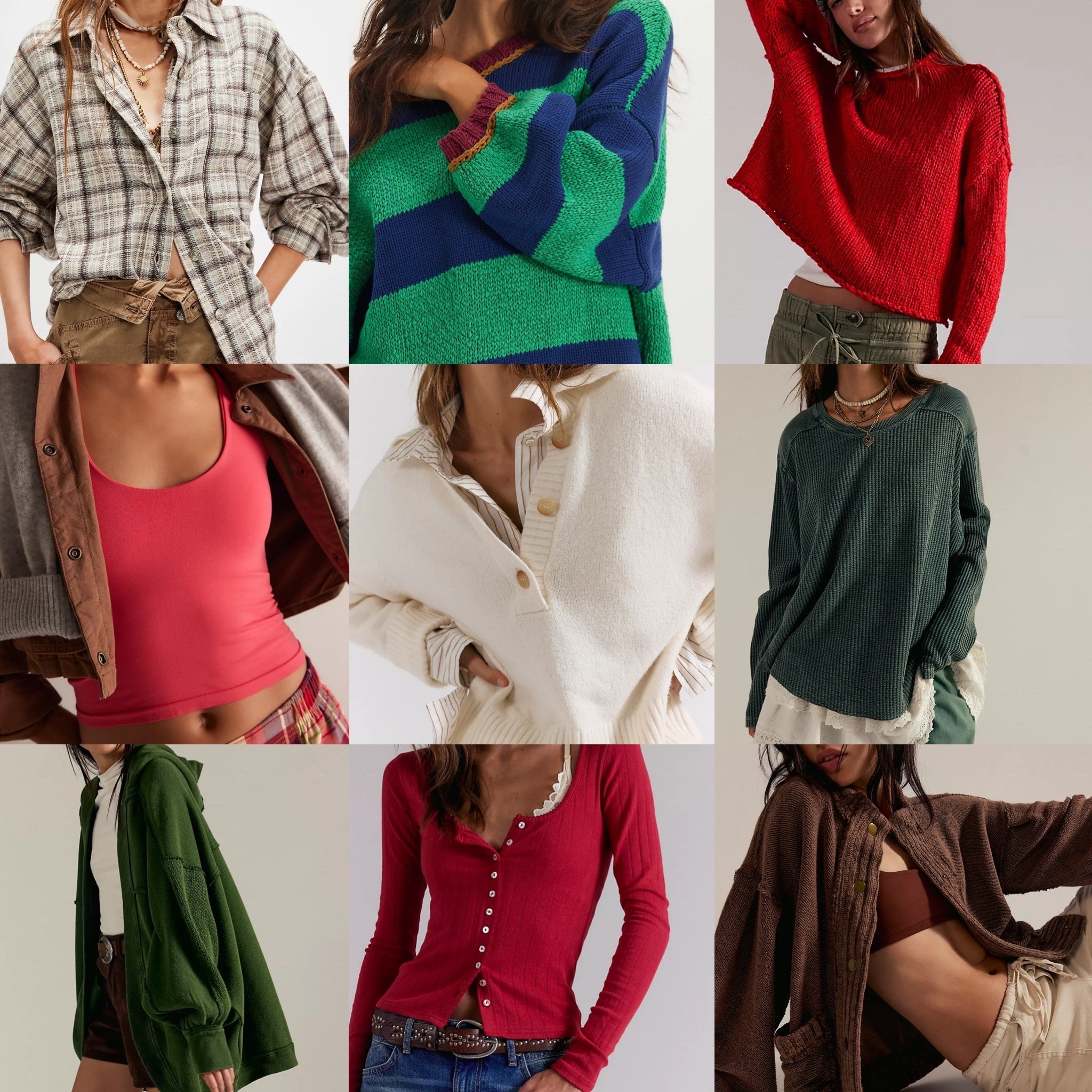 free people sweaters and tops 

#LTKGiftGuide #LTKootd #LTKHoliday