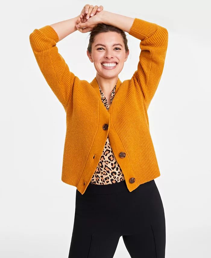 Women's Three-Button Classic Cardigan, Created for Macy's | Macy's