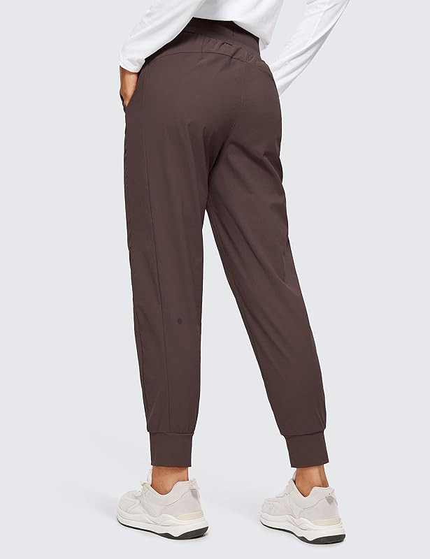 Athletic High Waisted Joggers for Women 27.5" - Lightweight Workout Travel Casual Outdoor Hiking ... | Amazon (US)