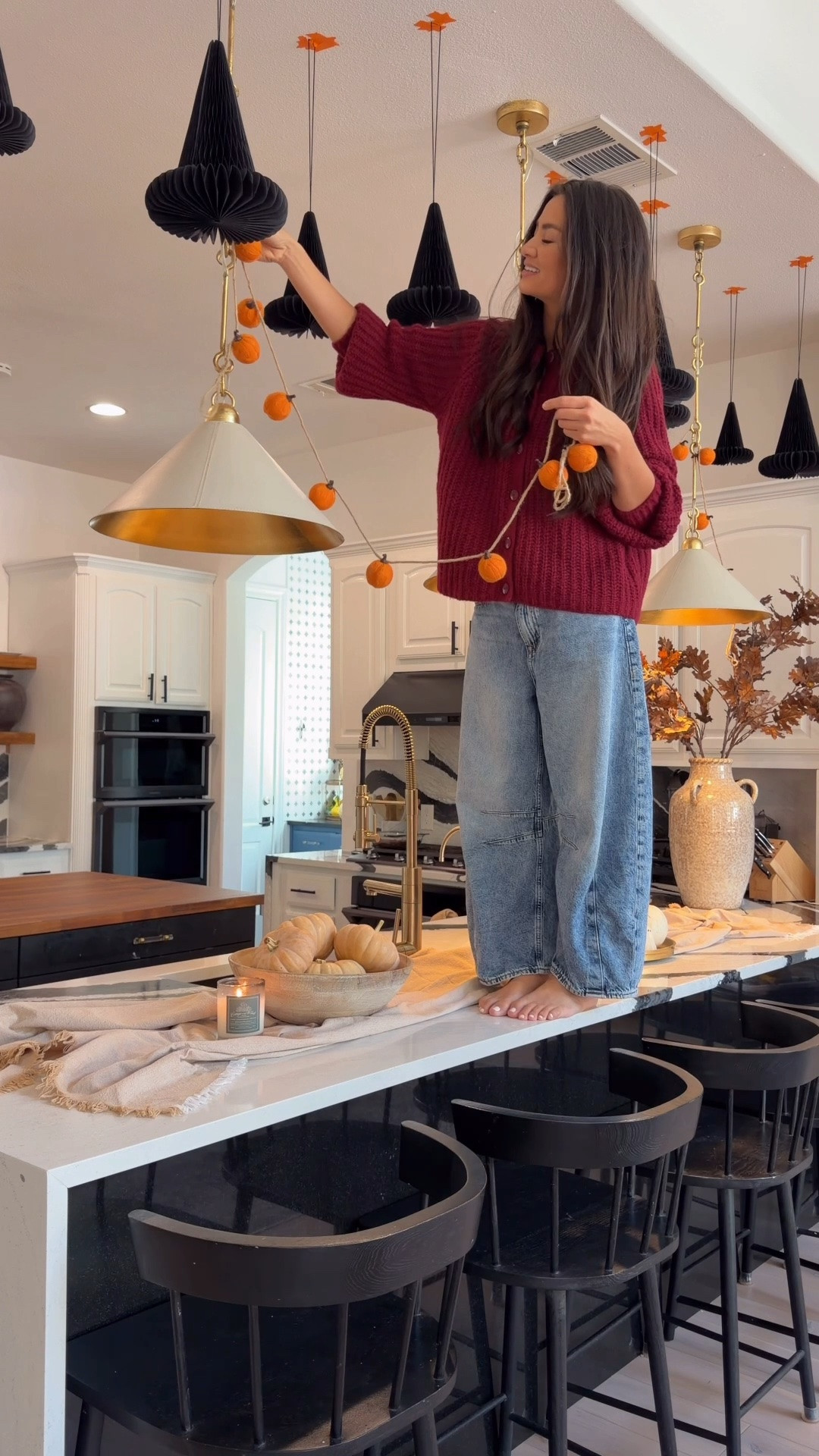 It’s decorating season! Sharing all of my whimsical decor for spooky season. Halloween witch hats, pumpkin garland, and fall decor can look elevated- will link below

#LTKmomlife #LTKHome
