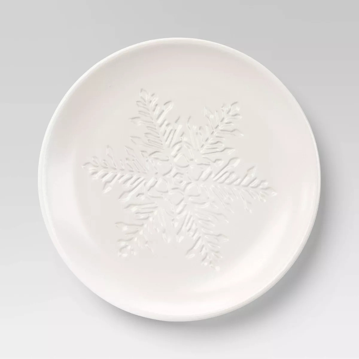 7" Stoneware Snowflake Salad Plate - Threshold™ | Target