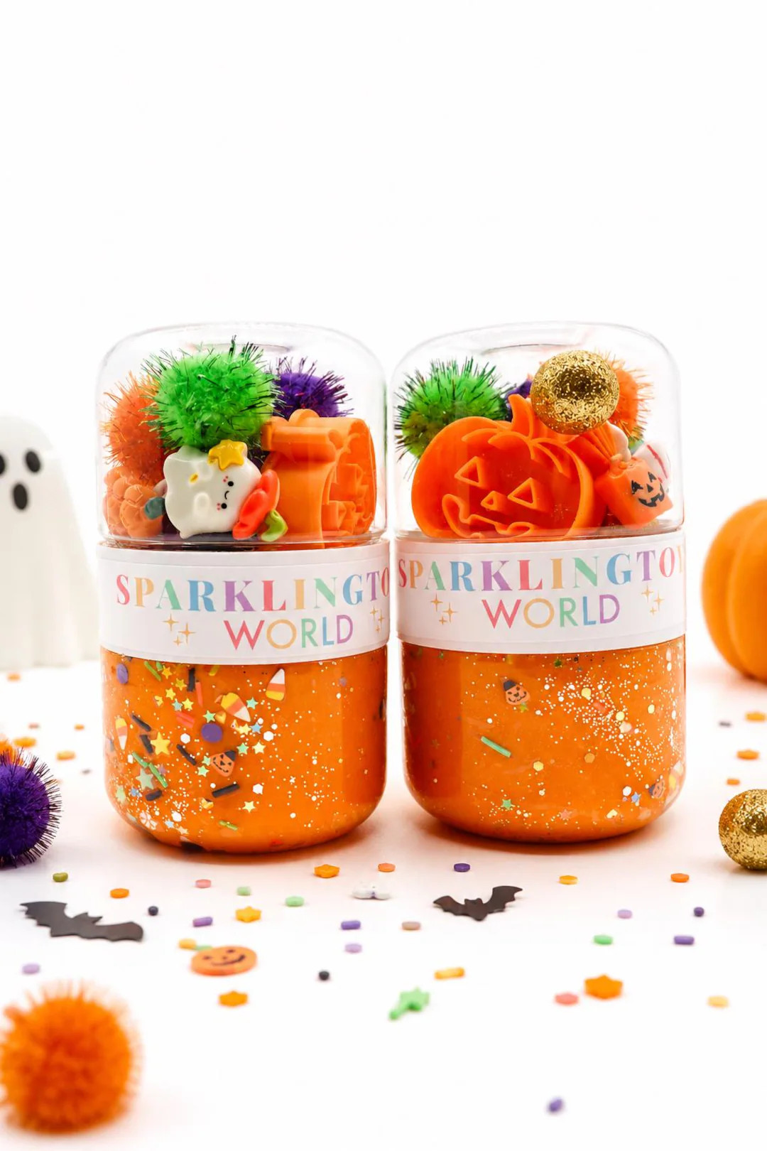 New! Halloween Play Dough Jars, Halloween Sensory Jar, Halloween Party Favors, Goodie bags,Hallow... | Etsy (Global)