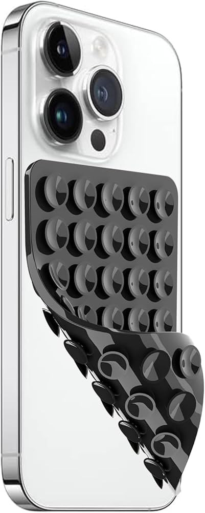 1 Pack Silicone Suction Cup Phone Case Mount Double Sided, Hands-Free Strong Grip Silicon Phone H... | Amazon (US)
