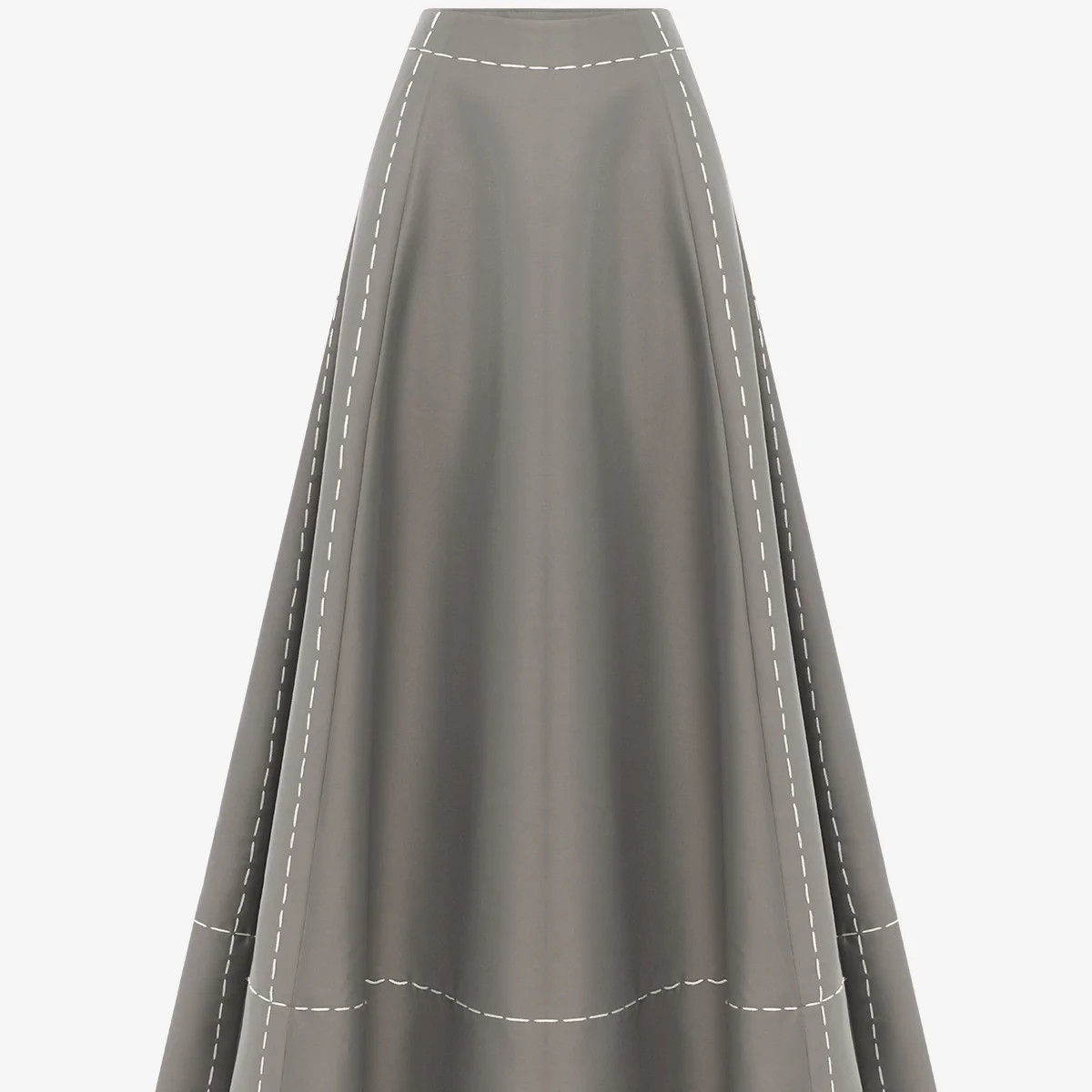 Elina Maxi Skirt - Steel | LEO LIN US