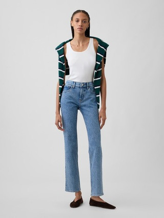 Mid Rise '90s Straight Jeans | Gap Factory