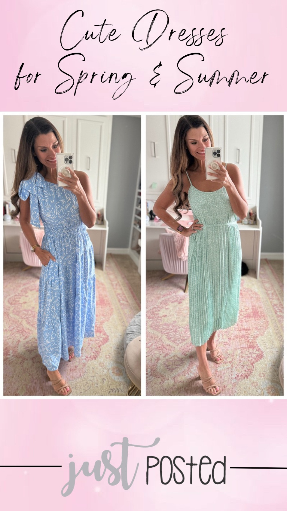 
Blue or green - dress for spring and summer Use code CANDACE10 to save 10% off my dress. 

Fit Tip: Everything is true to size. Wearing a small in the dress.



#LTKFindsUnder50 #LTKStyleTip #LTKFindsUnder100