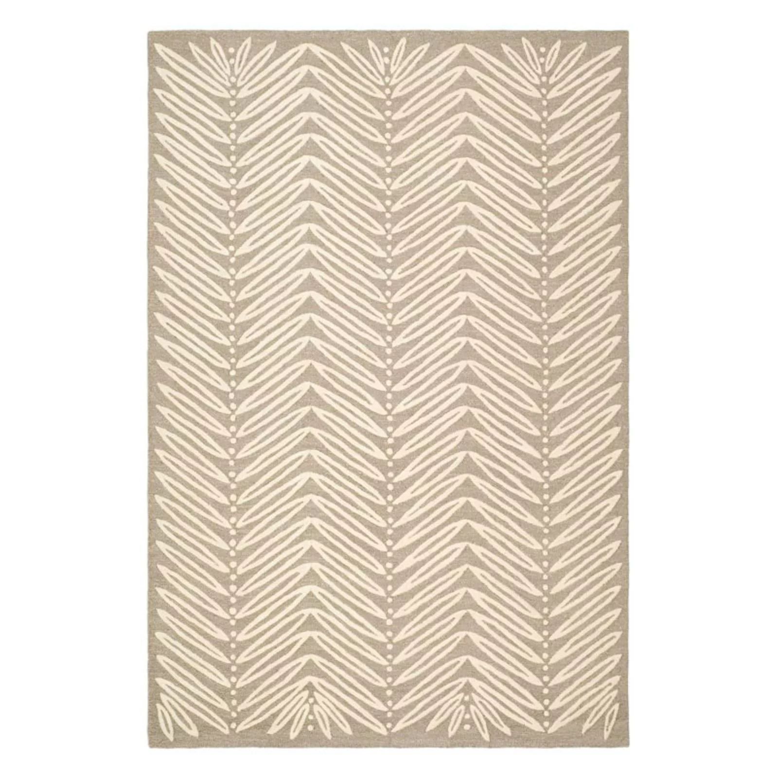 SAFAVIEH Martha Stewart Urban Chevron Floral Area Rug, Chamois Beige, 9' x 12' - Walmart.com | Walmart (US)