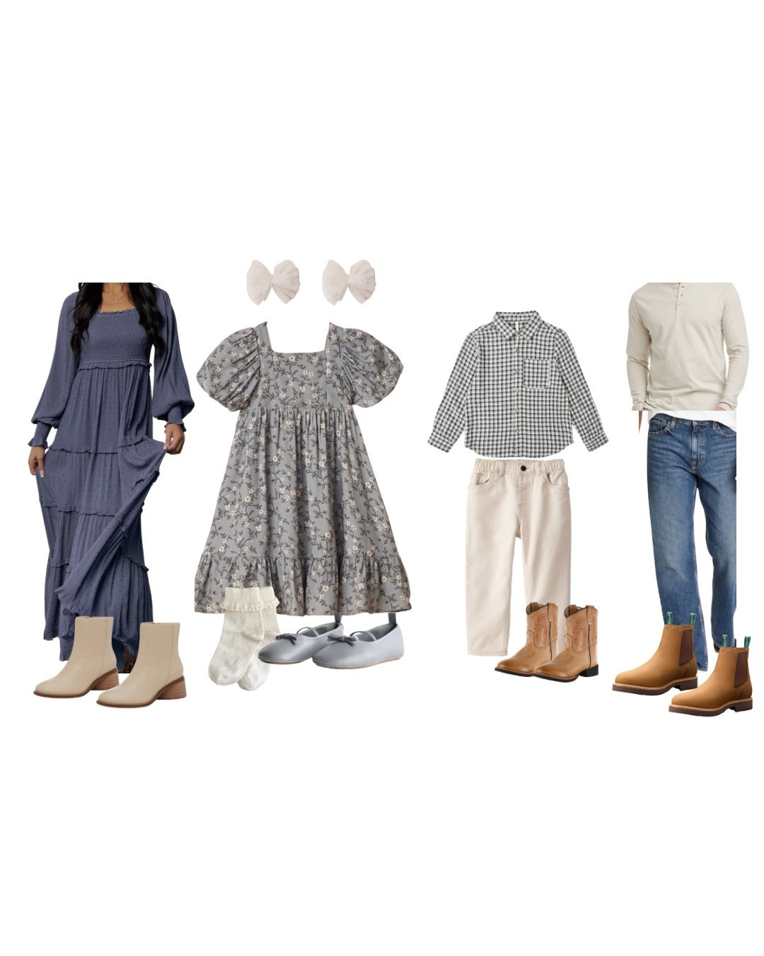 Blue is the color of fall this year.
Simple outfit inspo for a fall family session! 

#LTKStyleTip #LTKFamily #LTKU