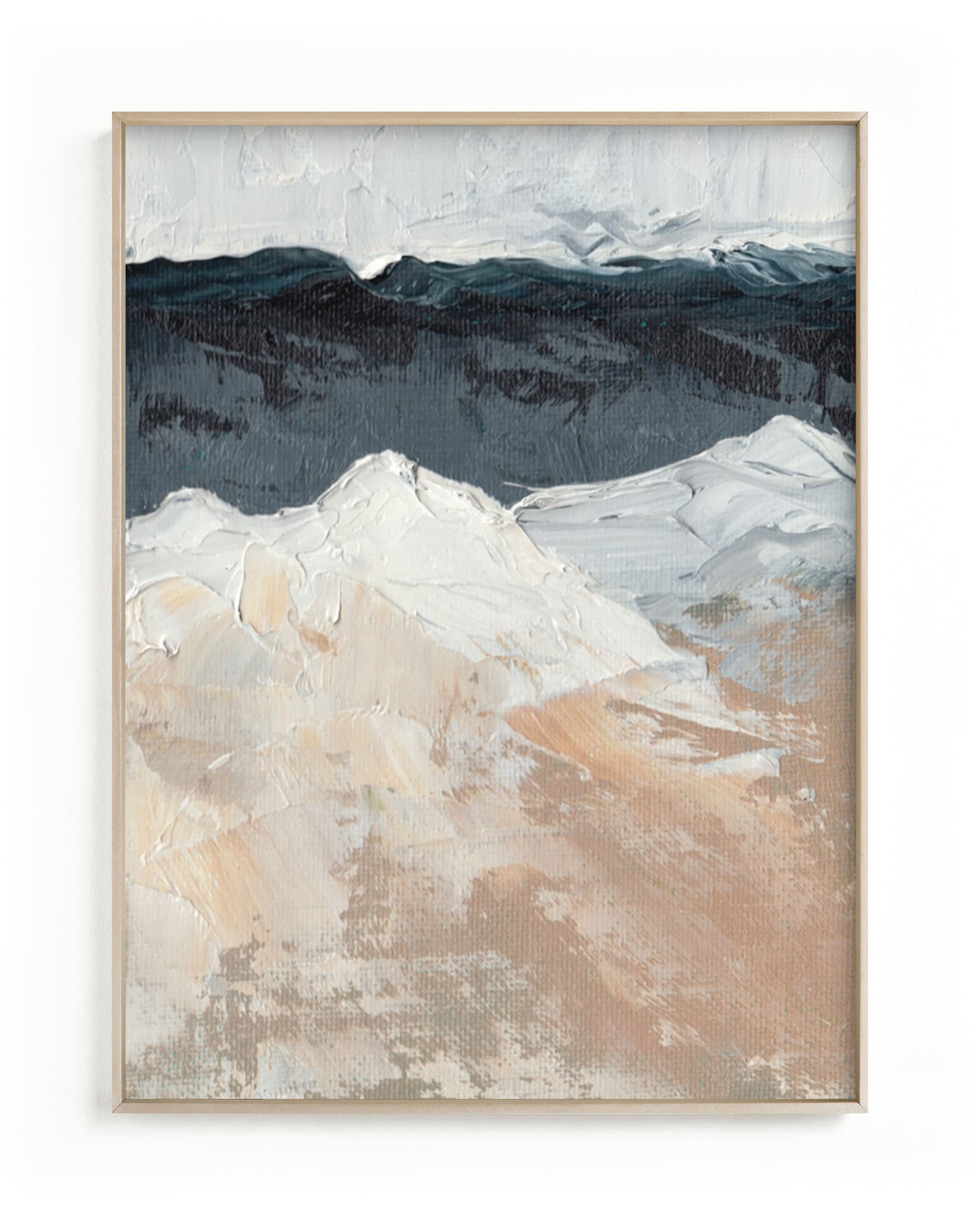 "Mountain Movements" - Painting Limited Edition Art Print by Kristen Franklin. | Minted